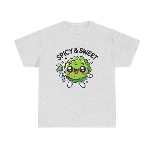 Spicy & Sweet Unisex Heavy Cotton Tee - Fun Graphic Tee for Food Lovers