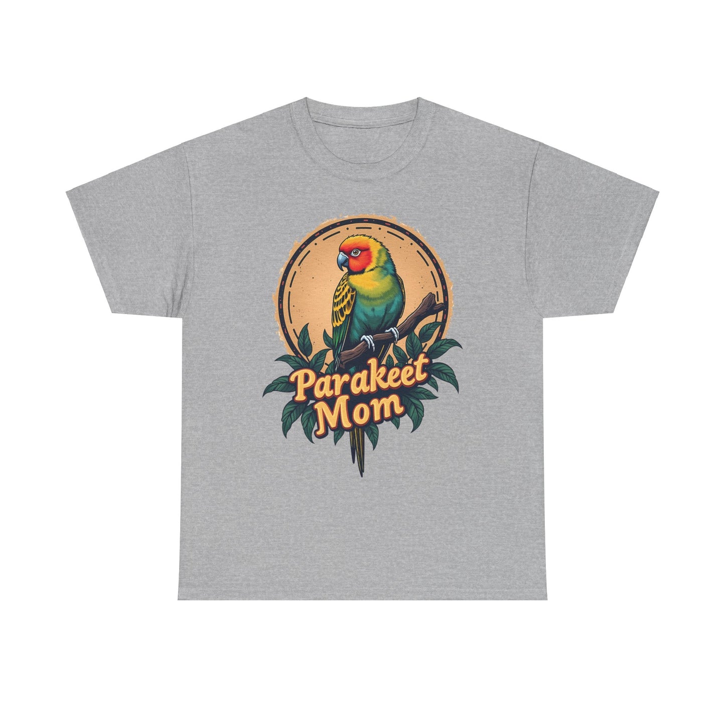 Parakeet Mom Unisex Heavy Cotton Tee - Perfect Gift for Bird Lovers