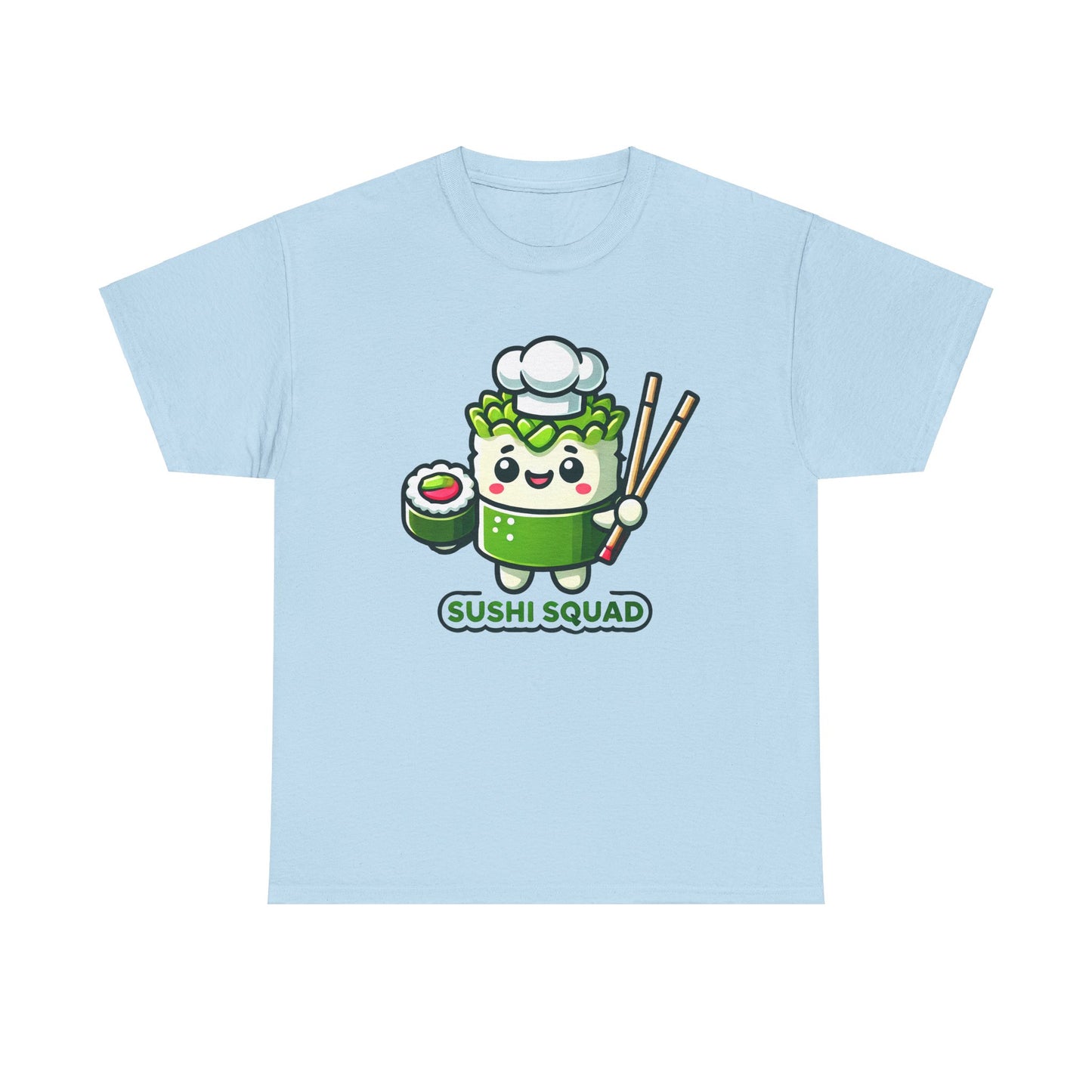 Sushi Squad Unisex Heavy Cotton Tee - Fun & Playful T-Shirt for Sushi Lovers