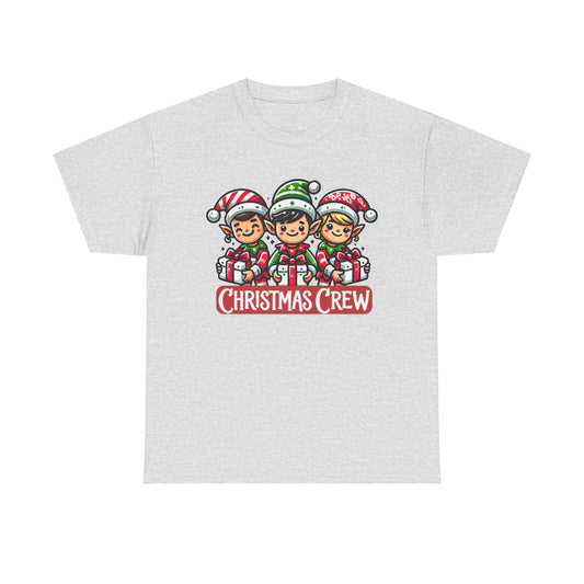 Christmas Crew Elf Squad Unisex Heavy Cotton Tee