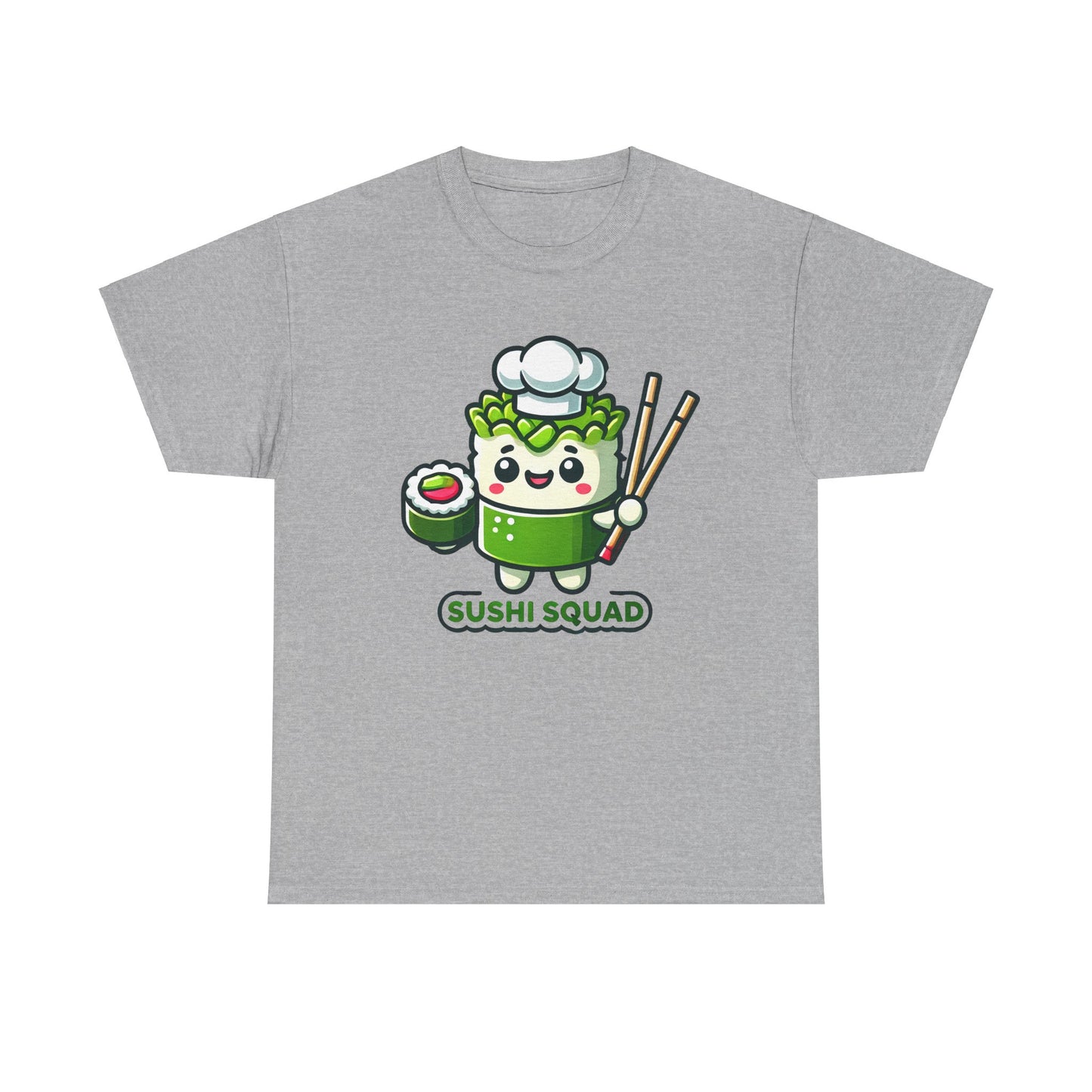 Sushi Squad Unisex Heavy Cotton Tee - Fun & Playful T-Shirt for Sushi Lovers