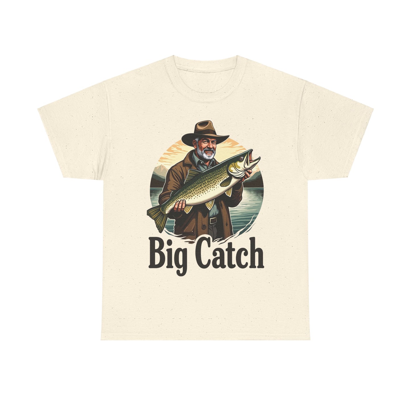 Big Catch Fishing Tee - Unisex Cotton Shirt for Anglers