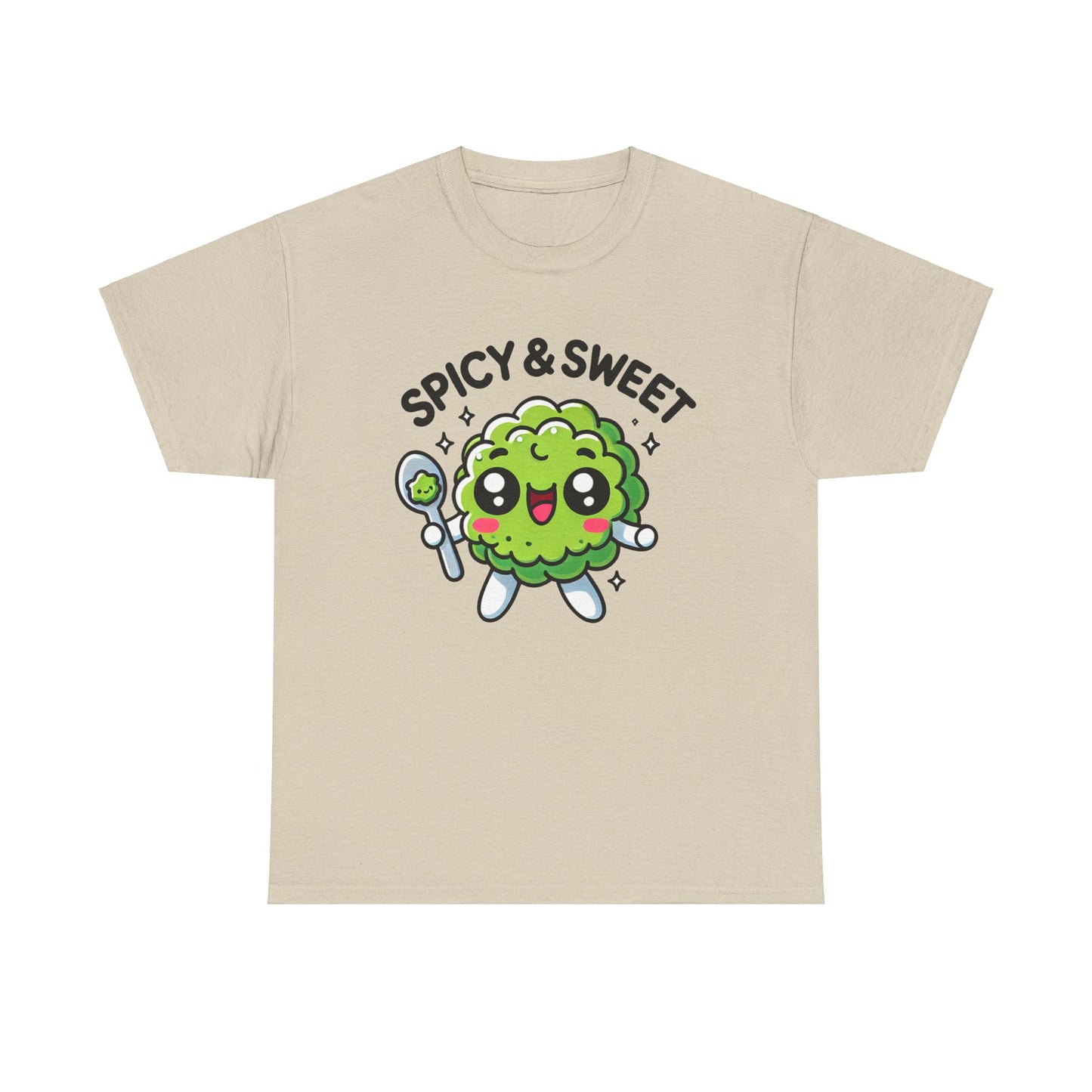 Spicy & Sweet Unisex Heavy Cotton Tee - Fun Graphic Tee for Food Lovers