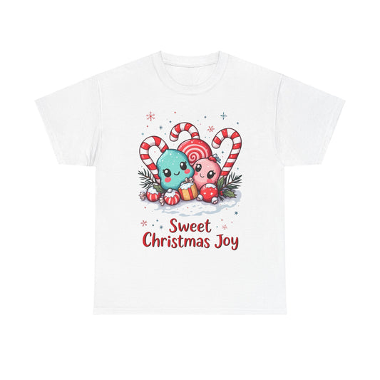 Cute Christmas Joy Unisex Heavy Cotton Tee