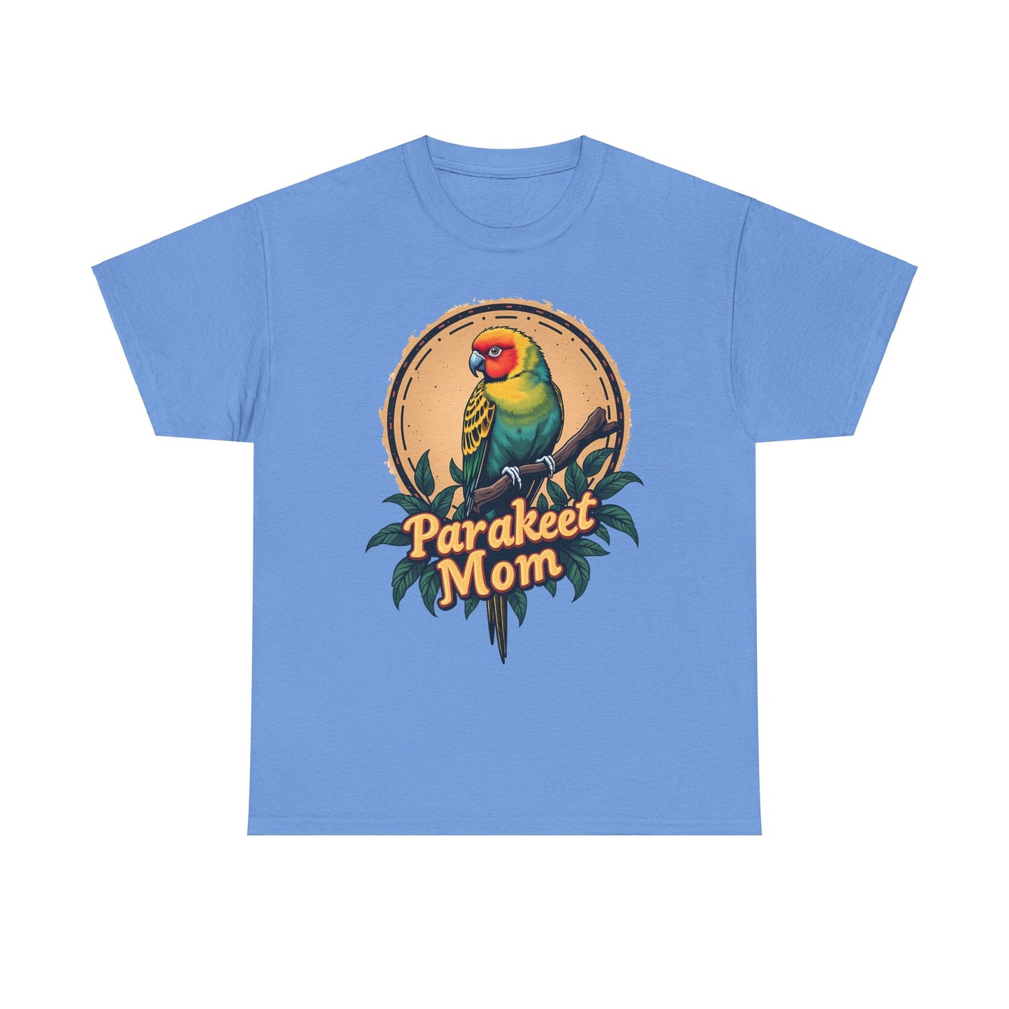 Parakeet Mom Unisex Heavy Cotton Tee - Perfect Gift for Bird Lovers