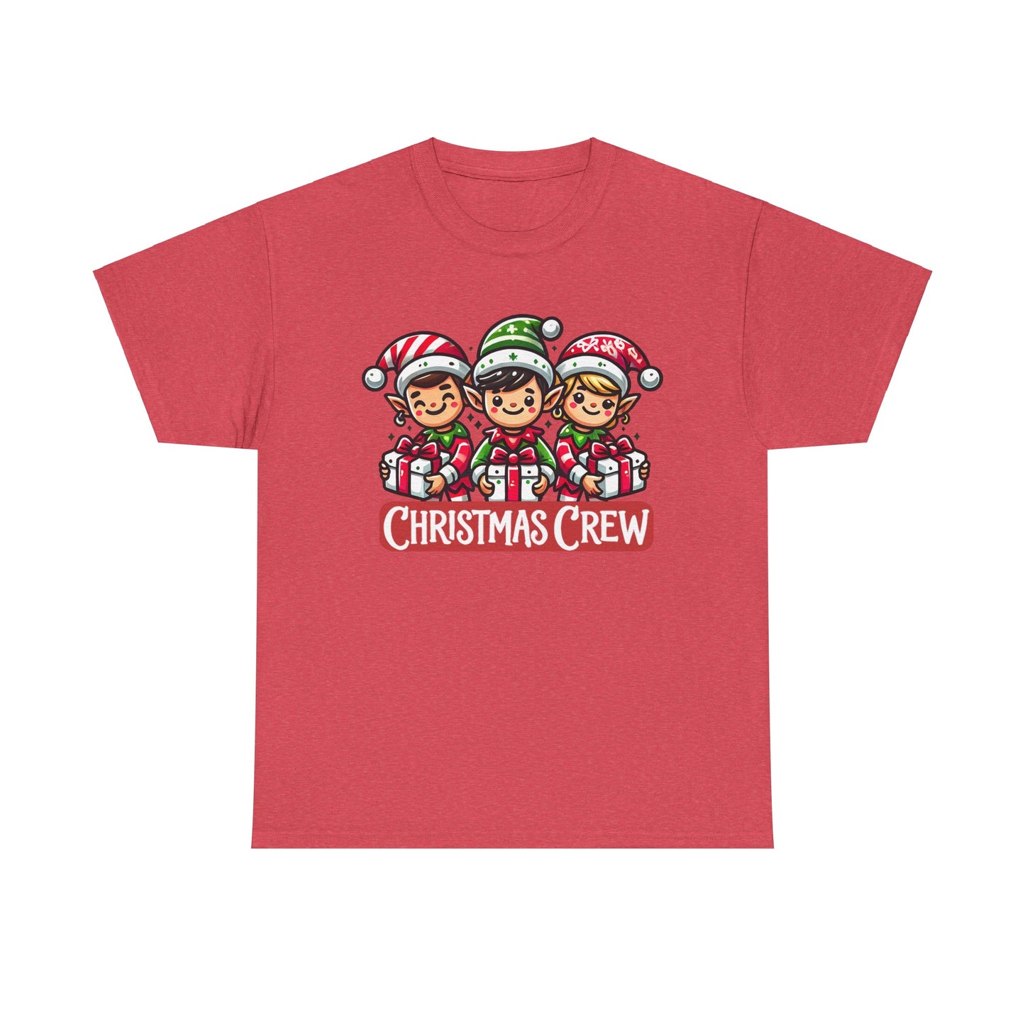 Christmas Crew Elf Squad Unisex Heavy Cotton Tee