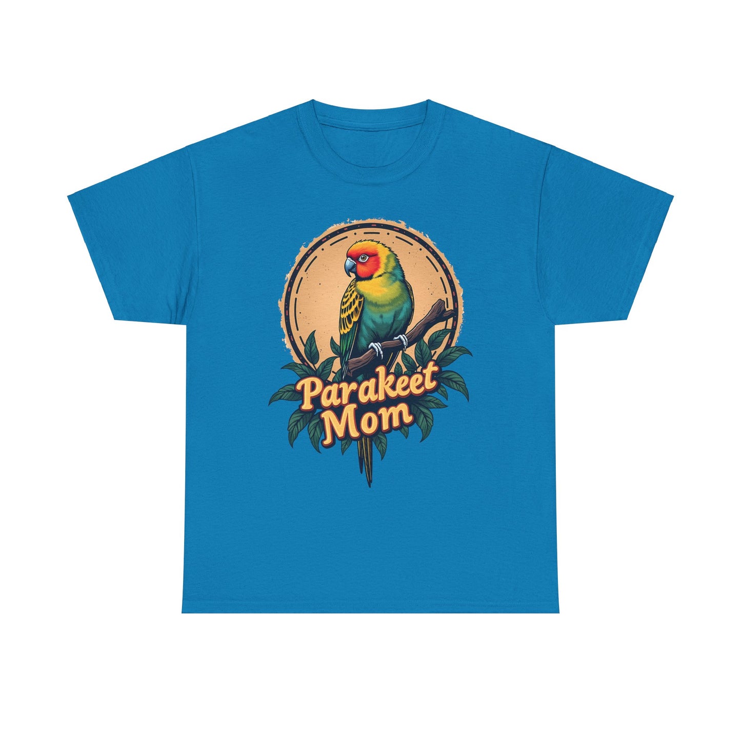 Parakeet Mom Unisex Heavy Cotton Tee - Perfect Gift for Bird Lovers