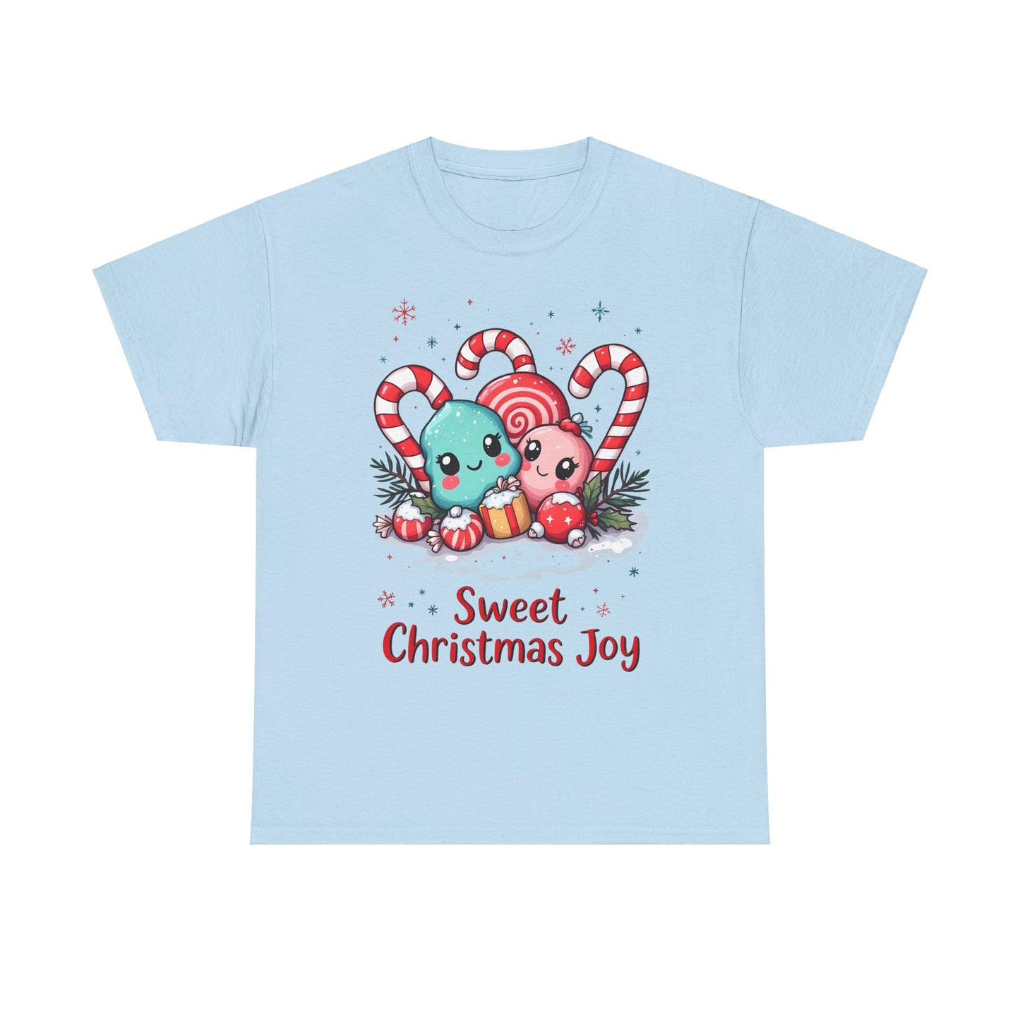 Cute Christmas Joy Unisex Heavy Cotton Tee