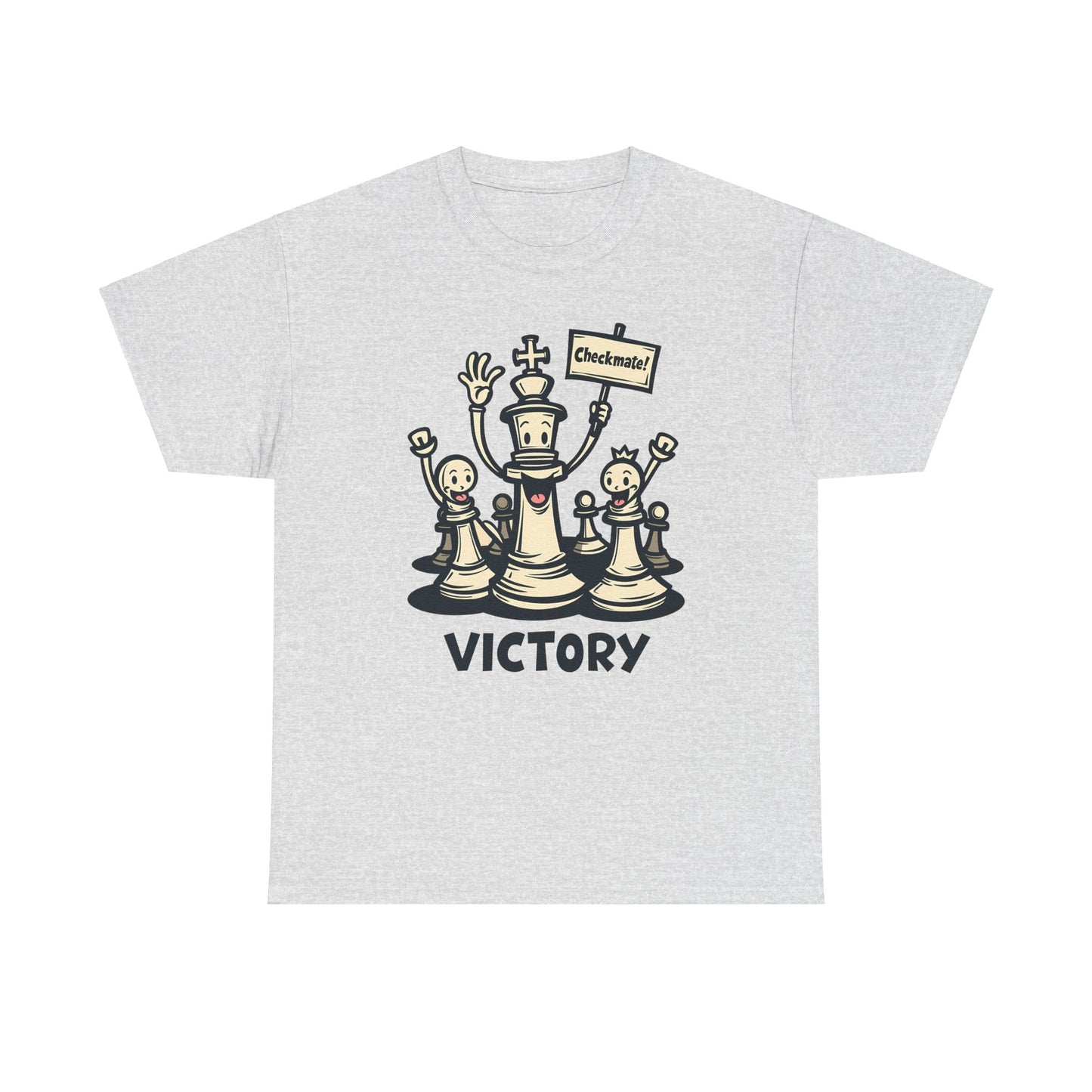 Victory Chess Graphic Tee - Unisex Heavy Cotton Shirt