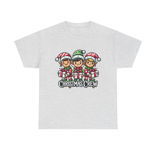 Christmas Crew Elf Squad Unisex Heavy Cotton Tee