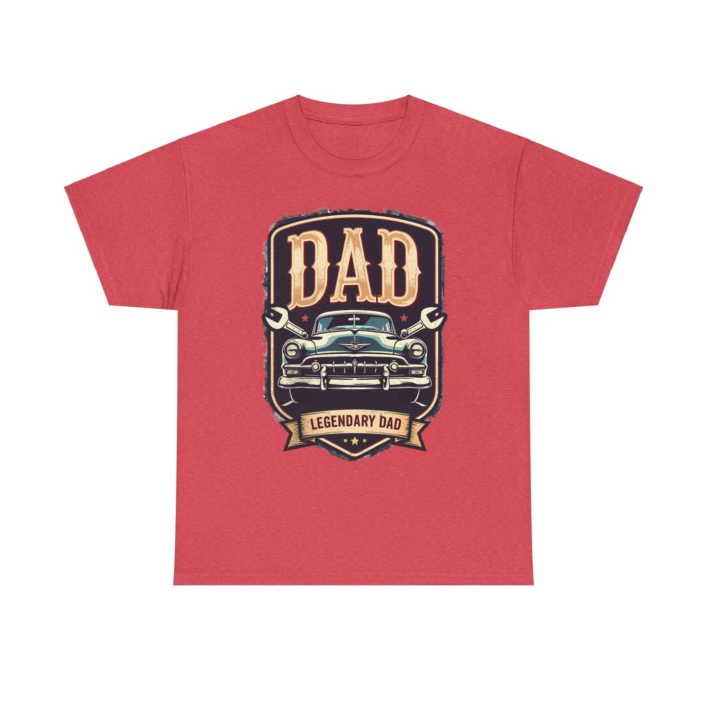 Legendary Dad Unisex Heavy Cotton Tee - Perfect Gift for Father's Day