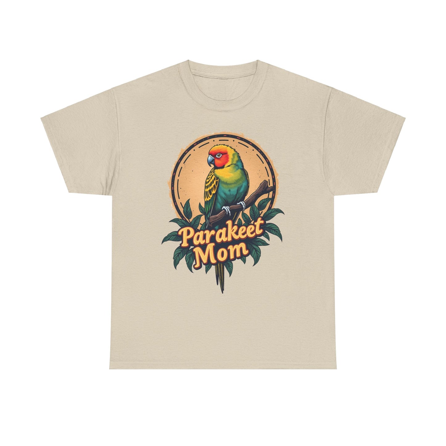 Parakeet Mom Unisex Heavy Cotton Tee - Perfect Gift for Bird Lovers