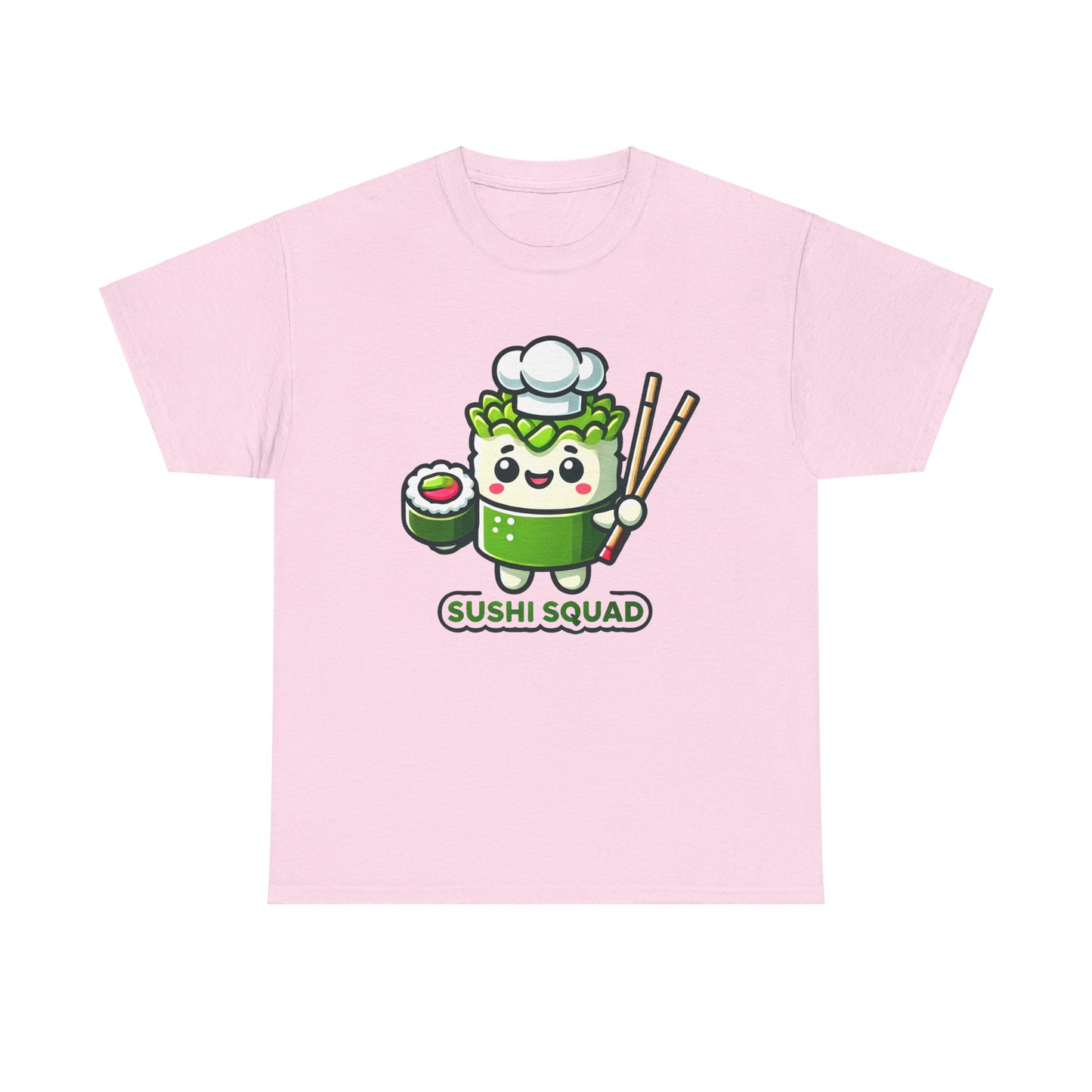 Sushi Squad Unisex Heavy Cotton Tee - Fun & Playful T-Shirt for Sushi Lovers