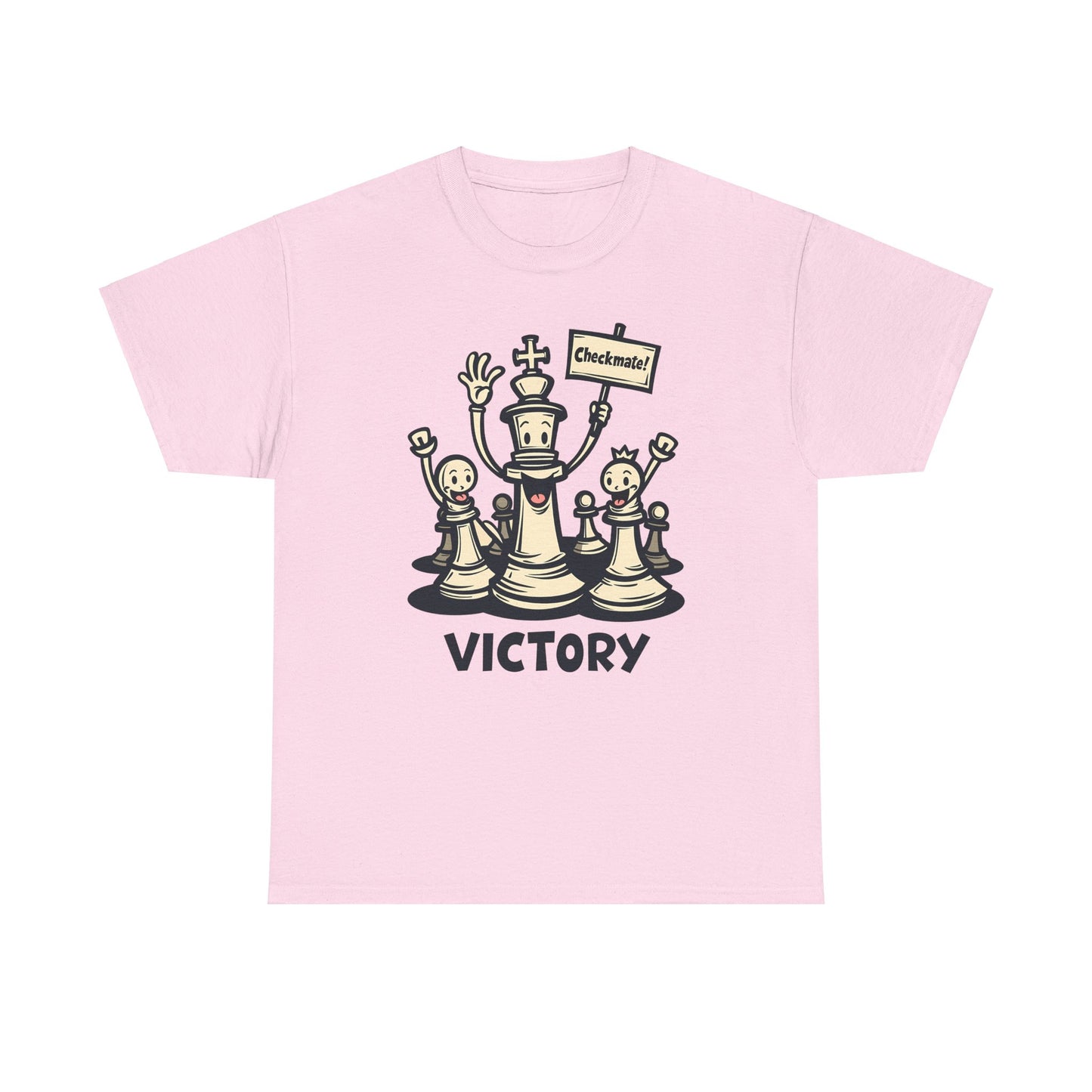 Victory Chess Graphic Tee - Unisex Heavy Cotton Shirt