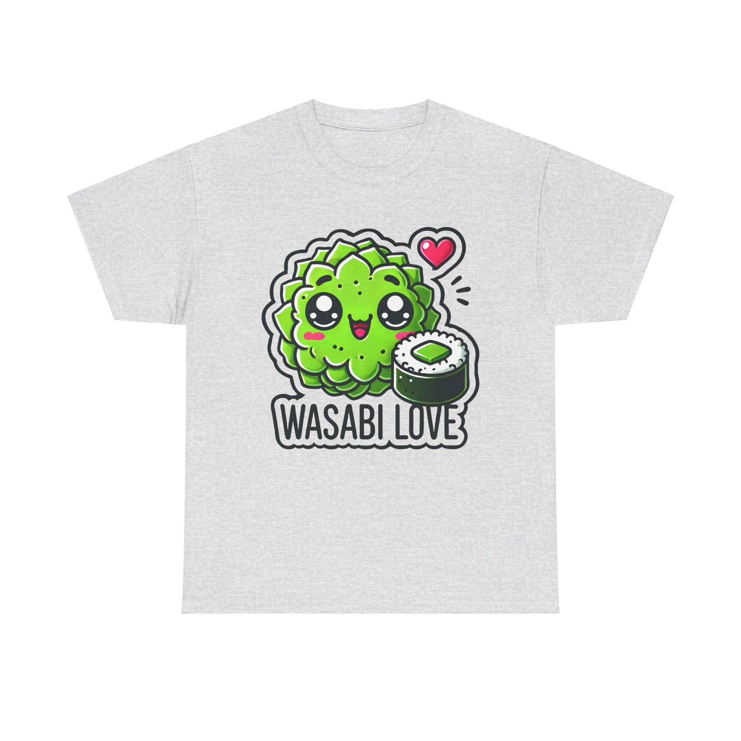 Funny Wasabi Love Unisex Heavy Cotton Tee