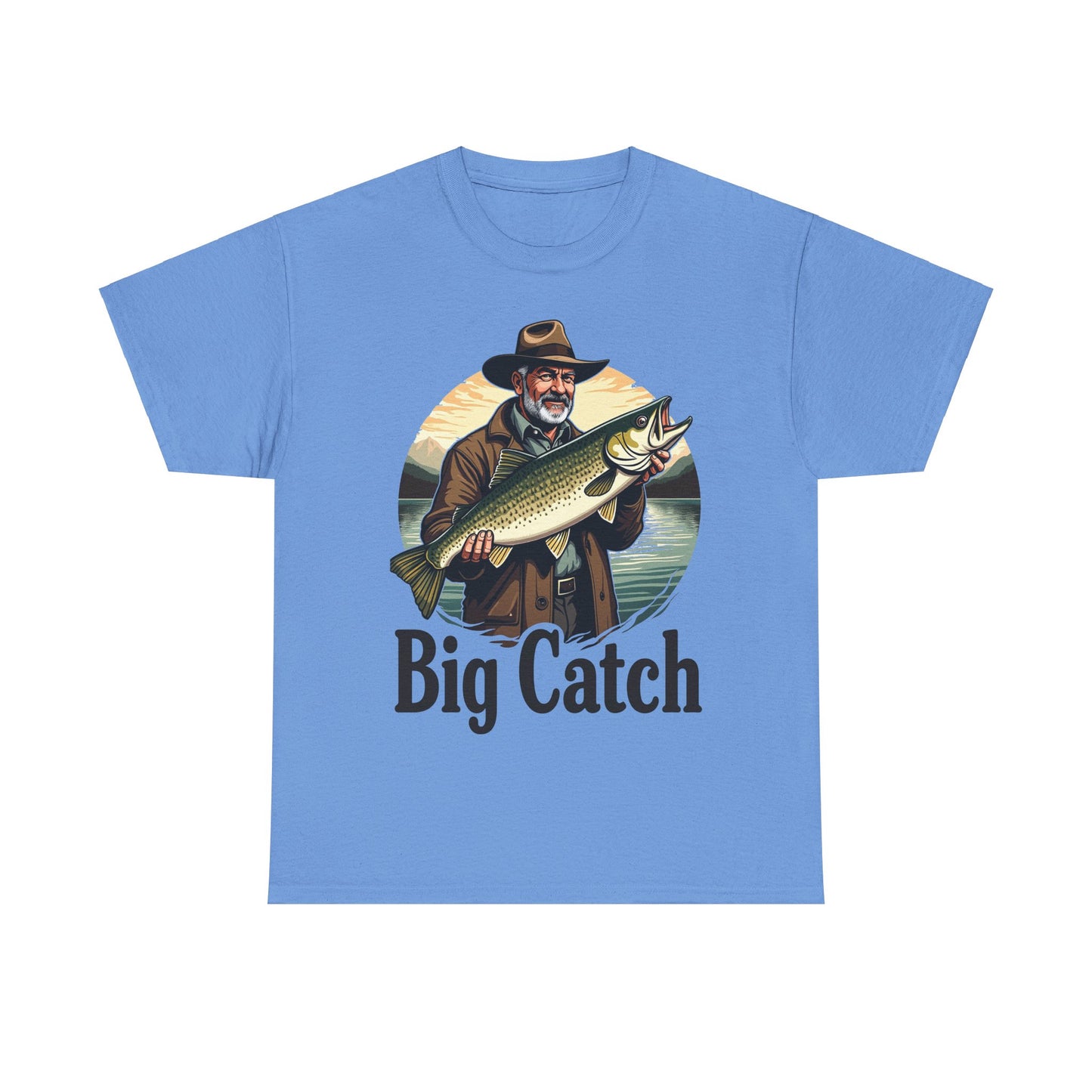 Big Catch Fishing Tee - Unisex Cotton Shirt for Anglers